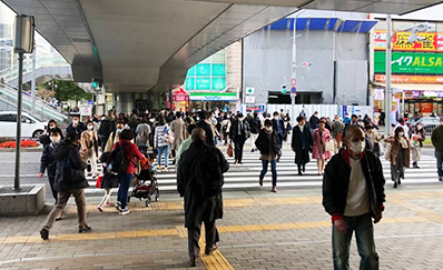 三宮駅（阪急）からのアクセス
