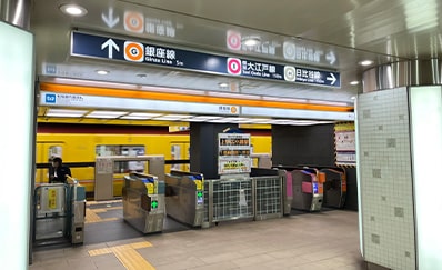 上野広小路駅からのアクセス