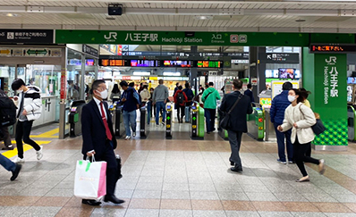 八王子駅（JR）からのアクセス