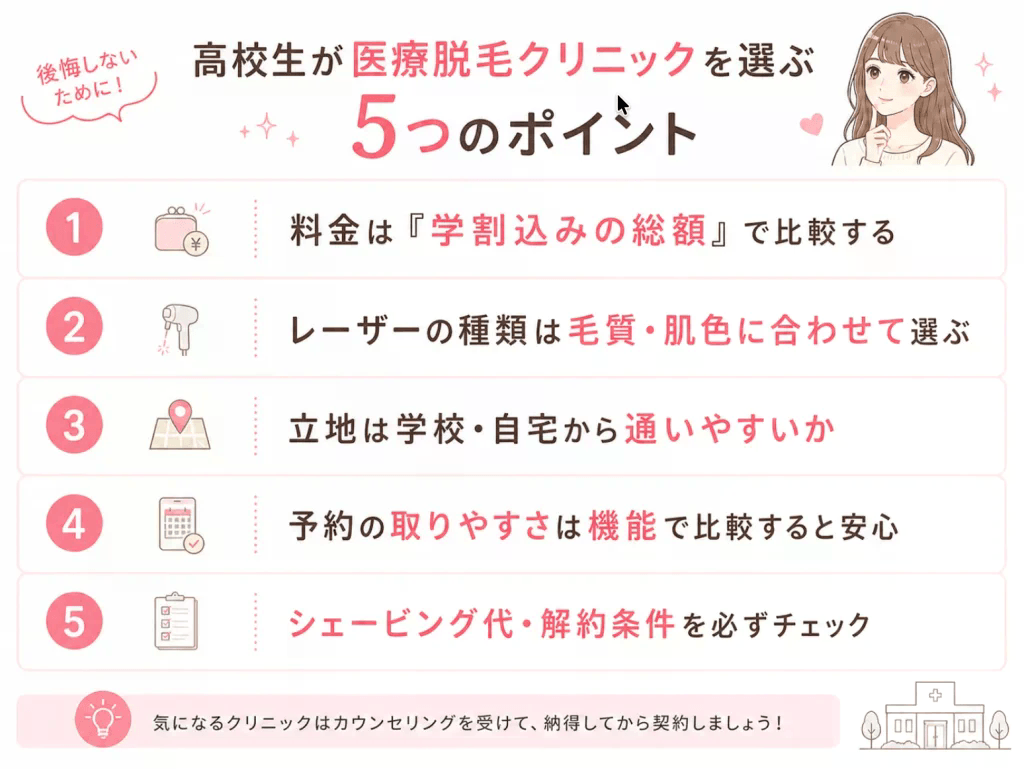 高校生_脱毛_選び方
